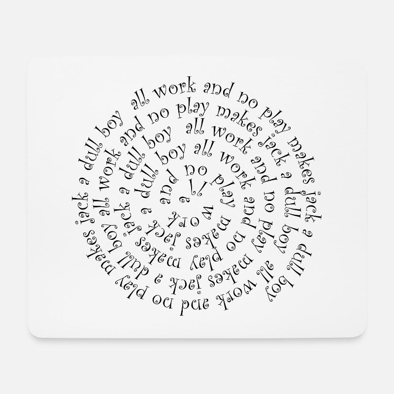 citation film shining - Tapis de souris (format paysage) - blanc