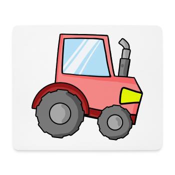 Tractor for children - Mouse Pad (horizontal) - white - Front