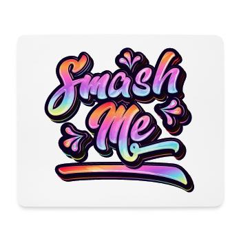 Smash Me | Jugendwort 2022 - Mouse Pad (horizontal) - white - Front