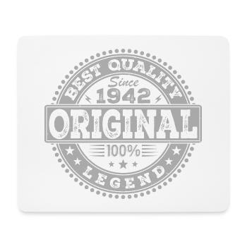 82nd Birthday Original 1942 Vintage Gift - Mouse Pad (horizontal) - white - Front