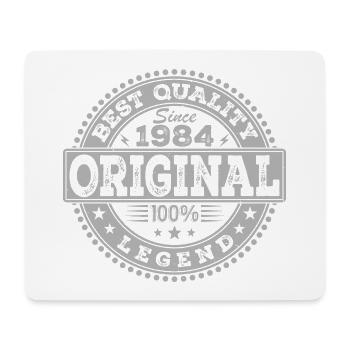 40th Birthday Original 1984 Vintage Gift - Mouse Pad (horizontal) - white - Front