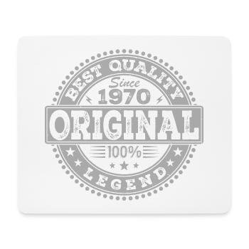 54. Geburtstag Original Vintage-Geschenk aus den 1970er Jahren - Mousepad (Querformat) - Weiß - Vorne