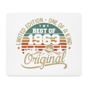 Vintage 1963 Legend - Retro Geburtstagsgeschenk - Mousepad (Querformat) - Weiß - Vorne