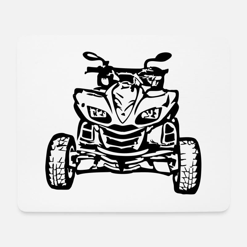 Kawasaki Kfx 700 - Mousepad (Querformat) - Weiß