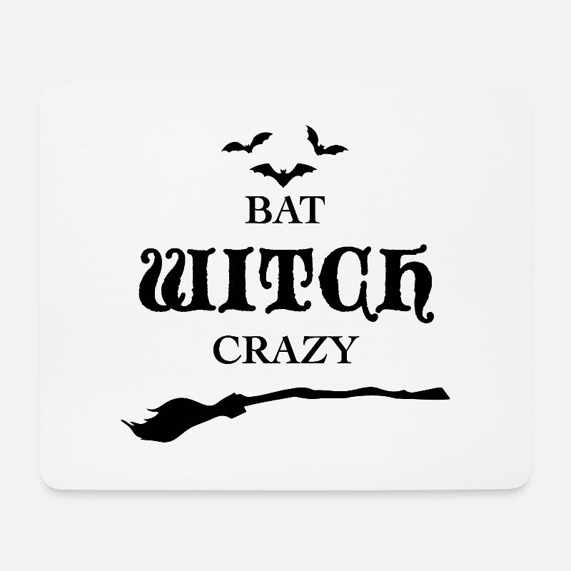 Bad Witch Crazy - Mouse Pad (horizontal) - white