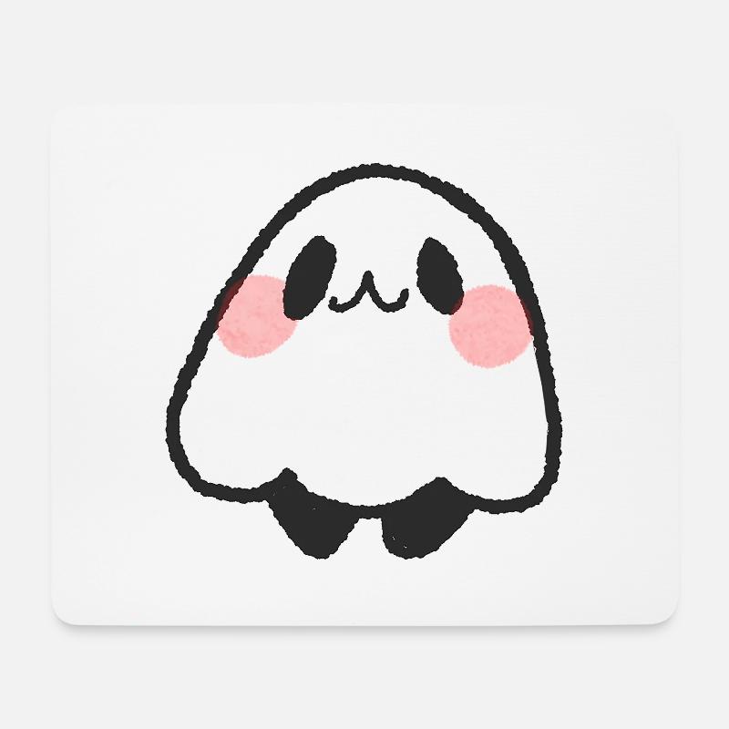 Geisterhaft - Mousepad (Querformat) - Weiß