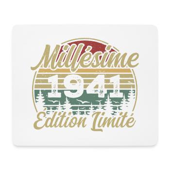 Millésime 1941 - Cadeau Pour le 83e Anniversaire - Tapis de souris (format paysage) - blanc - Devant