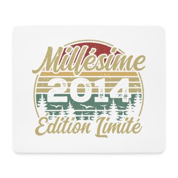 2014 Vintage - 10th Anniversary Gift - Mouse Pad (horizontal) - white - Front