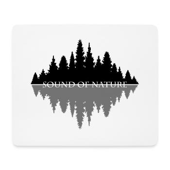 SOUND OF NATURE - Mouse Pad (horizontal) - white - Front
