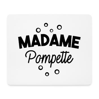 Madame pompette - Tapis de souris (format paysage) - blanc - Devant
