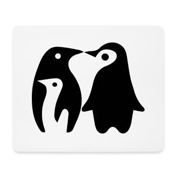 Pinguine - Mousepad (Querformat) - Weiß - Vorne