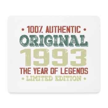 Legende seit 1993 Jahrgang 1993 - 31. Geburtstag - Mousepad (Querformat) - Weiß - Vorne