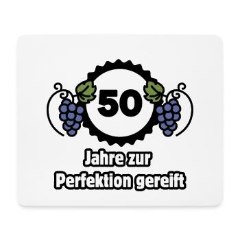 50th Birthday - 50 Years Matured to Perfection - Mouse Pad (horizontal) - white - Front