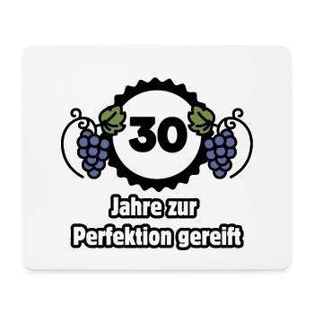 30th Birthday - 30 Years Matured to Perfection - Mouse Pad (horizontal) - white - Front