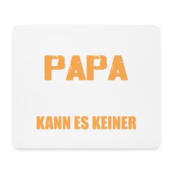 Si papa ne peut pas le réparer, personne ne le peut - Tapis de souris (format paysage) - blanc - Devant