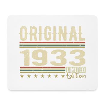 Original 1933 - Retro 1933 Geburtstagsgeschenk - Mousepad (Querformat) - Weiß - Vorne