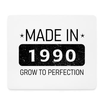 Made in 1990 – Vintage Style - Mousepad (Querformat) - Weiß - Vorne