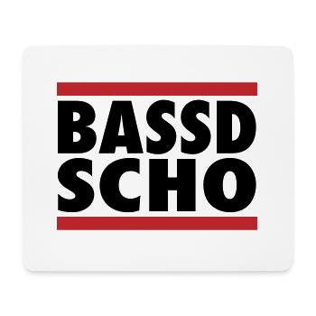 Passt schon Bassd scho Bayern | Farben änderbar - Mousepad (Querformat) - Weiß - Vorne