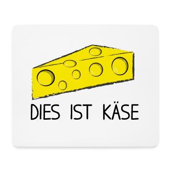 Dies ist Käse - Mousepad (Querformat) - Weiß - Vorne