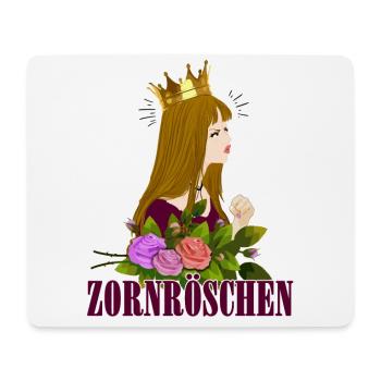 Zornröschen Dornröschen Prinzessin - Mousepad (Querformat) - Weiß - Vorne
