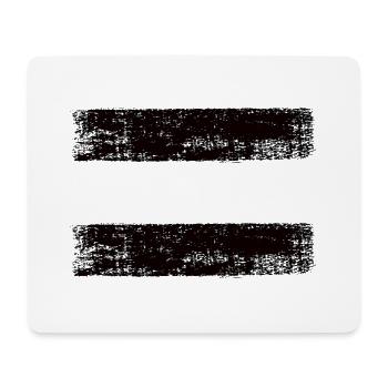 2x Banner schwarz - Mousepad (Querformat) - Weiß - Vorne