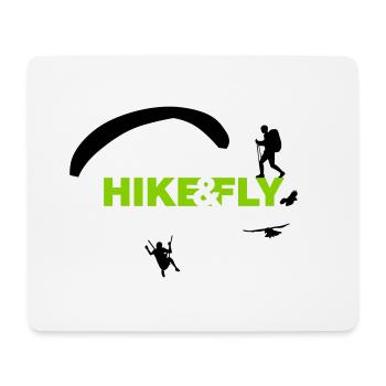 Hike Fly - Mousepad (Querformat) - Weiß - Vorne