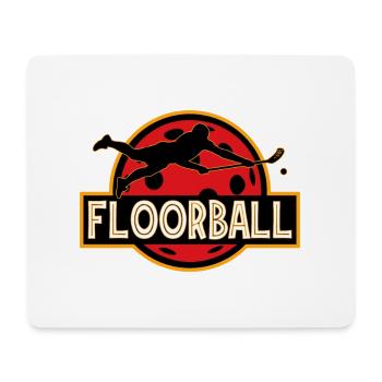 Floorball Player Floorball Floorball - Mouse Pad (horizontal) - white - Front