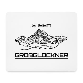Großglockner, Hohe Tauern, Glockner, Alpen, Berg - Mousepad (Querformat) - Weiß - Vorne