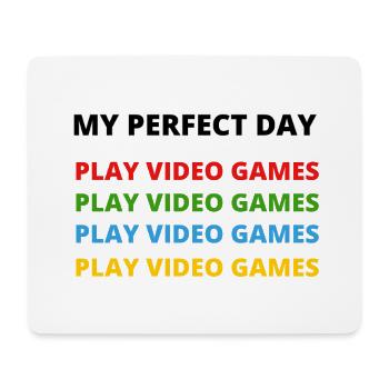 My Perfect Day Rainbow Gaming - Mouse Pad (horizontal) - white - Front