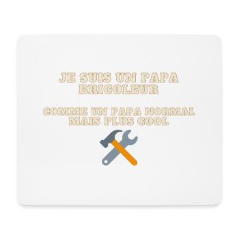 papa bricoleur - Tapis de souris (format paysage) - blanc - Devant