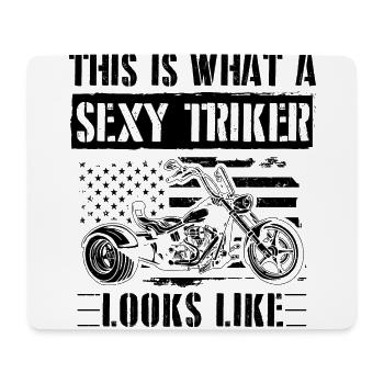 Trike - Mousepad (Querformat) - Weiß - Vorne