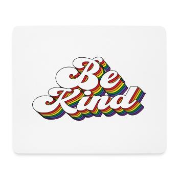Soyez enfant arc-en-ciel - Tapis de souris (format paysage) - blanc - Devant