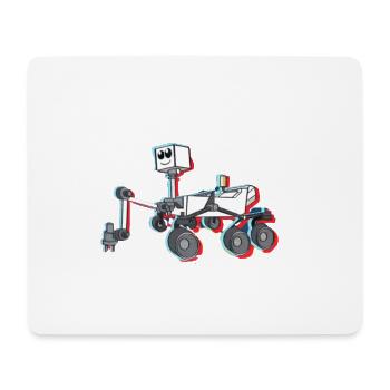 Mars-Rover - Mousepad (Querformat) - Weiß - Vorne