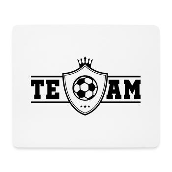 équipe de football des armoiries - Tapis de souris (format paysage) - blanc - Devant
