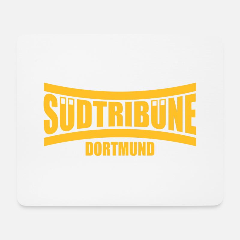 Südtribüne Dortmund | Farbe änderbar - Mousepad (Querformat) - Weiß