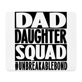 Dad Daughter Squad - Mouse Pad (horizontal) - white - Front