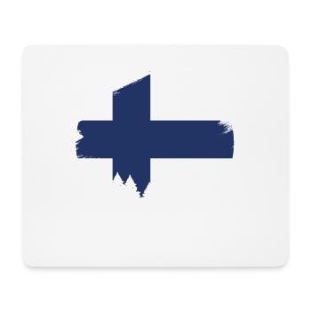 Träume von Finnland Flagge Urlaub Geschenk - Mousepad (Querformat) - Weiß - Vorne