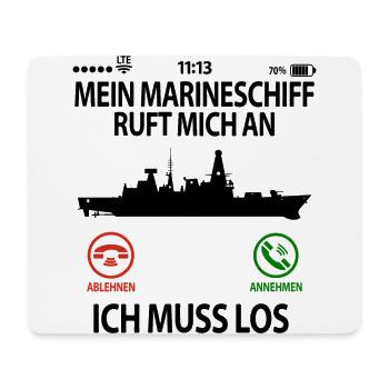 Marinesoldaten Marine Soldat Sprüche Lustig - Mousepad (Querformat) - Weiß - Vorne