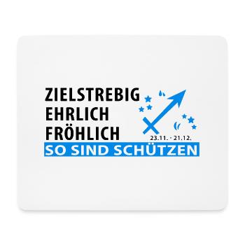Sternzeichen Schütze - Eigenschaft - Mousepad (Querformat) - Weiß - Vorne