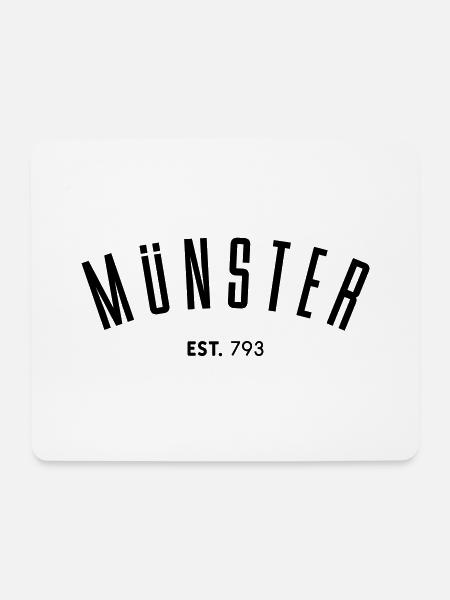 Münster/ Stadt in NRW - Mousepad (Querformat) - Weiß