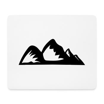Mountains Mountain Mountains 12 - Mouse Pad (horizontal) - white - Front