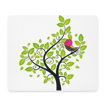 Spring - Mouse Pad (horizontal) - white - Front