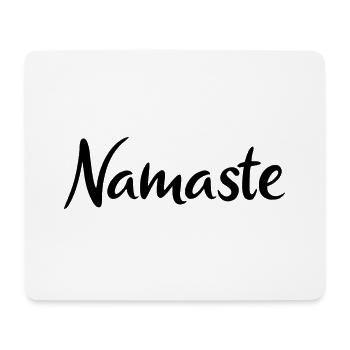 Namaste - Tapis de souris (format paysage) - blanc - Devant