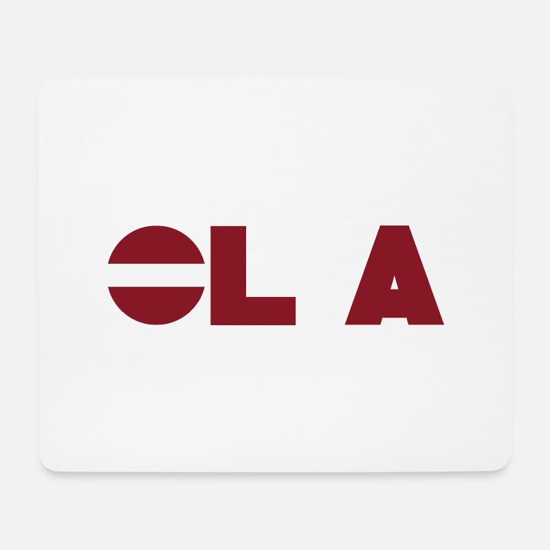 Latvia - Mouse Pad (horizontal) - white