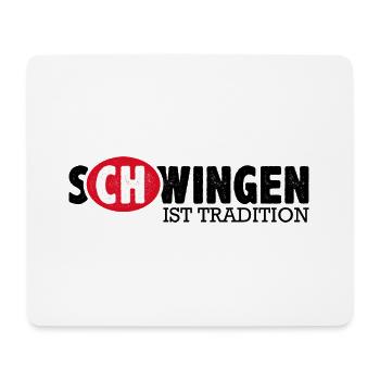 SCHWINGEN IST TRADITION CH - Mousepad (Querformat) - Weiß - Vorne