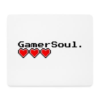Gamer Soul - Mouse Pad (horizontal) - white - Front