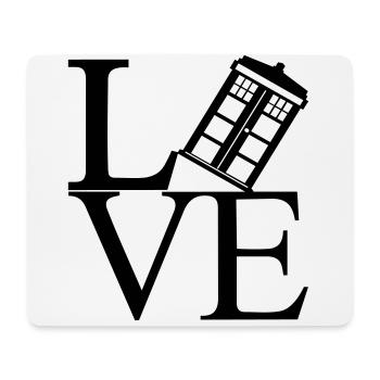 Love black - Mouse Pad (horizontal) - white - Front