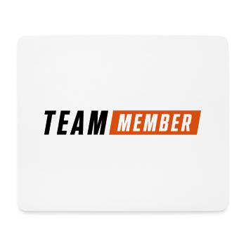 team member - Mouse Pad (horizontal) - white - Front