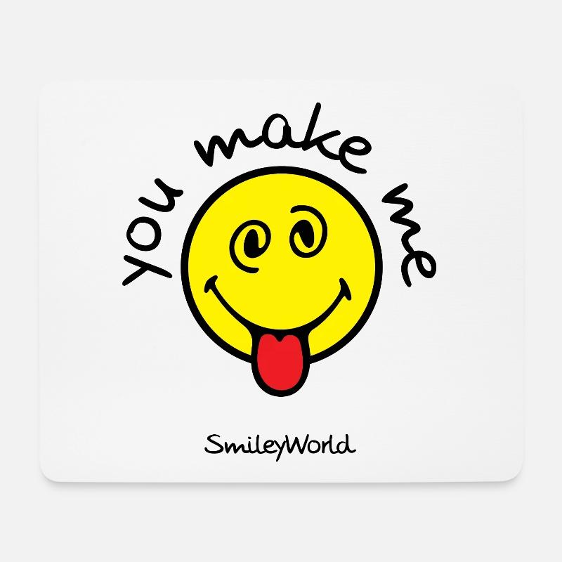 Smiley, SWFA21, du machst mich.... - Mousepad (Querformat) - Weiß
