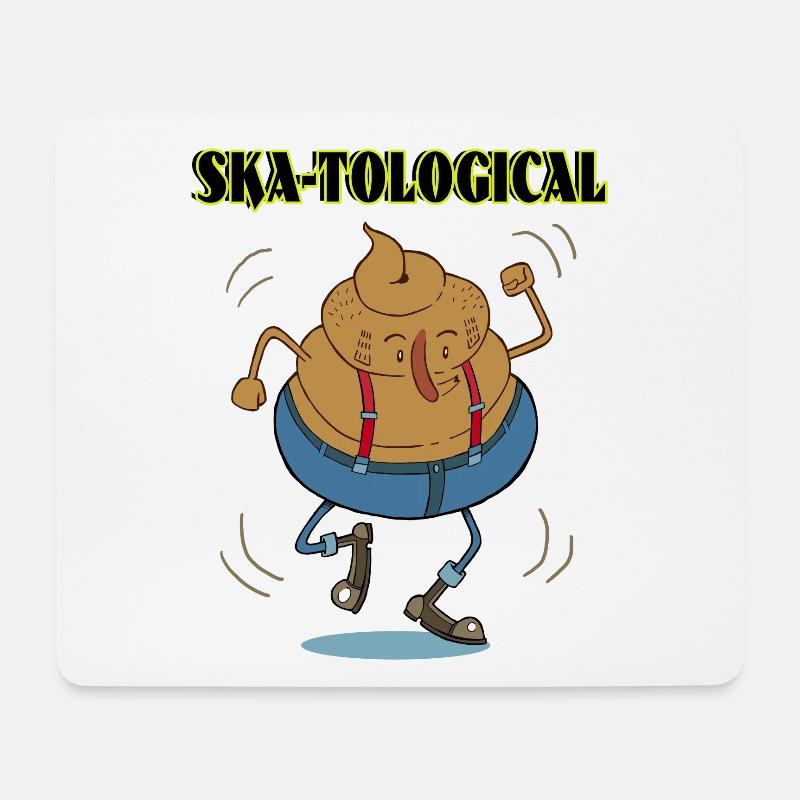SKA-TOLOGICAL - Mousepad (Querformat) - Weiß